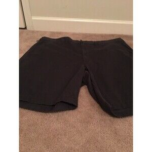 Claiborne Men's Big & Tall Flat Front Shorts Size 46 Gray